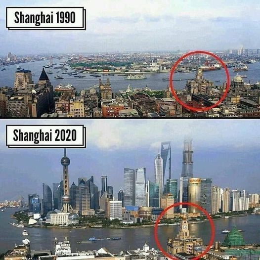 魔幻上海30年巨变 - 孪生图